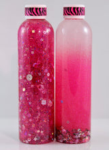 Load image into Gallery viewer, 8oz Calming Glitter Bottle - Dark Pink Party